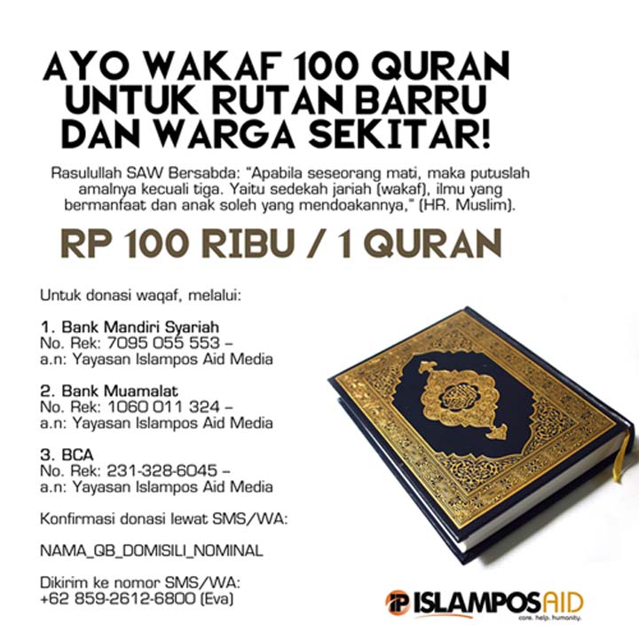 Ayo Wakaf 100 Quran untuk Rutan Barru dan Warga Sekitar! 2