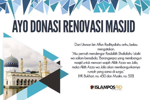 Laporan Donasi IslamposAid Renovasi Masjid Oktober Ke-1 1 IslamposAid