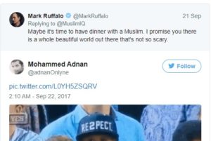 Wah, Hulk Bela Muslim di Twitter 1 mark ruffalo
