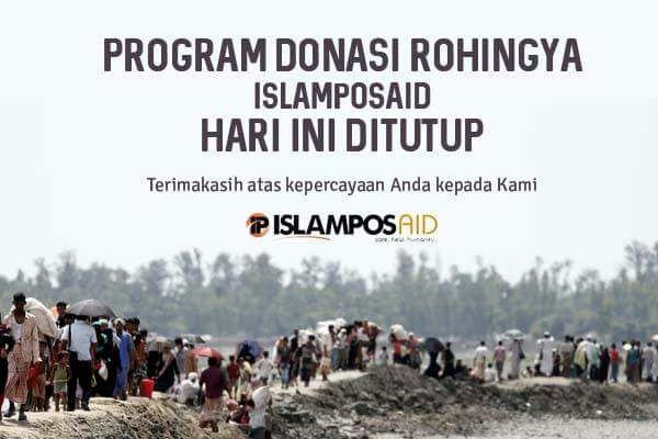 Program Donasi Rohingya IslamposAid Hari ini Ditutup 1 IslamposAid