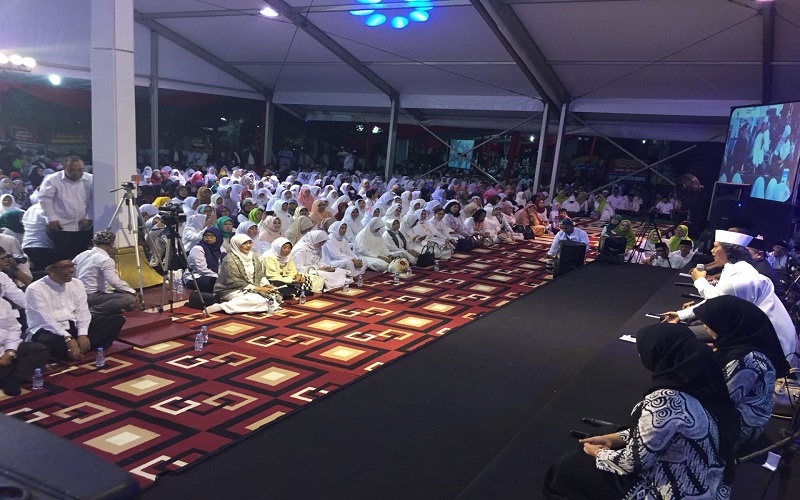 Malam Tasyakuran Hari Amal Bhakti (HAB) ke-72, Kamis (11/1/2018). Foto: Rhio/Islampos.