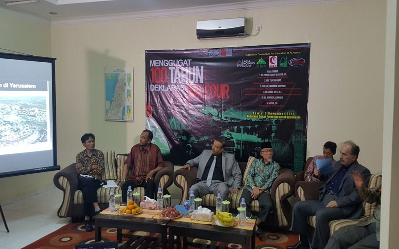 Indonesian Consortium for Liberation of Al-Aqsa (ICLA). Foto: Rhio/Islampos.