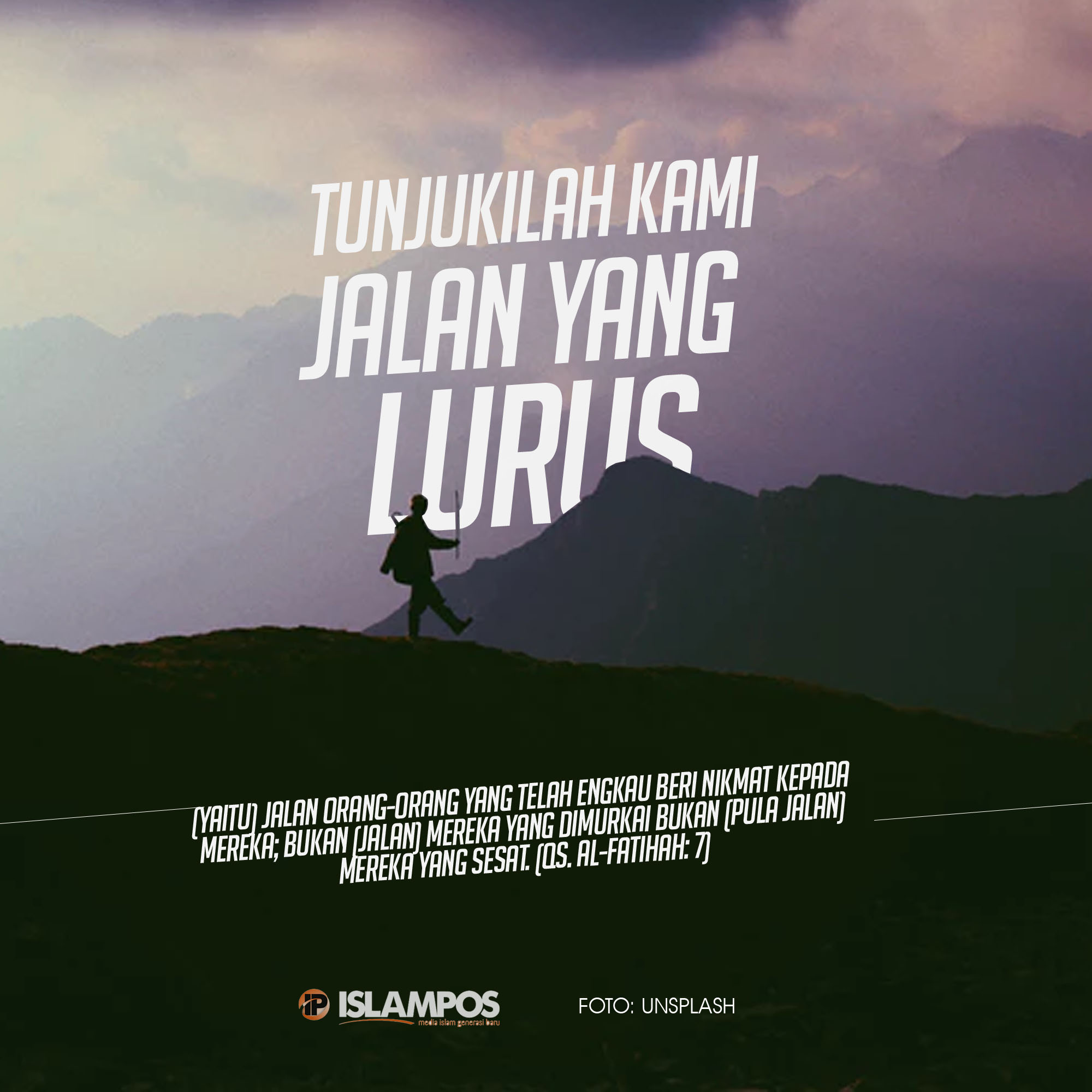 Tunjukanlah Kami Jalan yang Lurus  Islampos