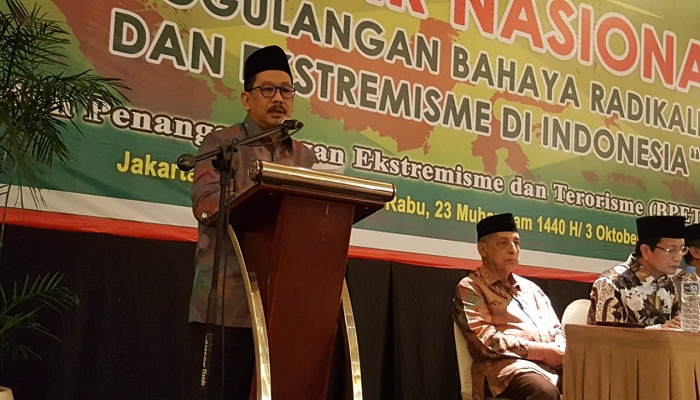 Ketua Badan Penanggulangan Ekstremisme dan Terorisme (BPRET) Majelis Ulama Indonesia (MUI) Zainut Tauhid Sa'adi. Foto: Rhio/Islampos