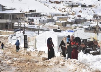 Pengungsi Suriah di Lebanon. Foto: Anadolu