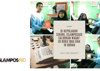 Di Kepulauan Seribu, IslamposAid Salurkan Waqaf 30 Buku Iqra dan 20 Quran 1