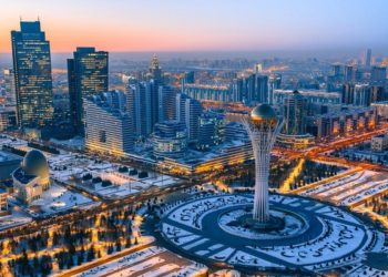 Pemandangan kota Nursultan, Kazakhstan. Foto: The National