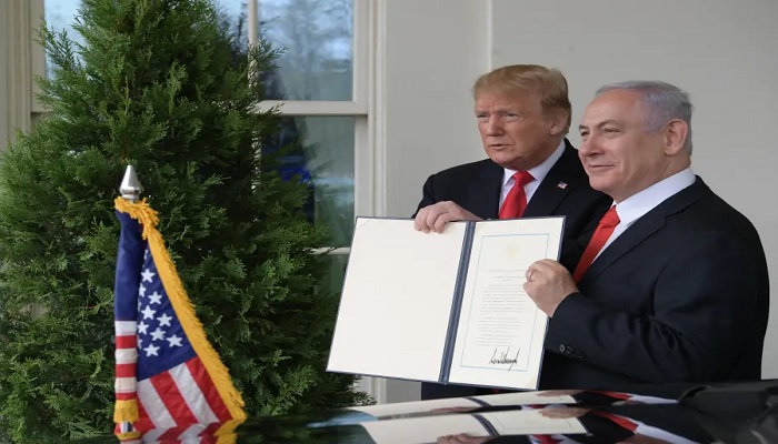 Trump Resmi Akui Golan sebagai Wilayah Israel