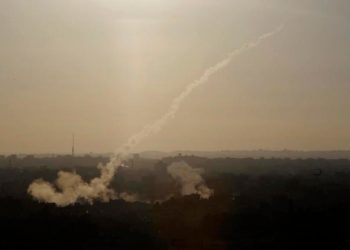 5 roket dari Gaza hantam Israel. Foto: Alarabiya/AP