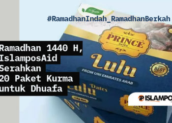 20 Paket Kurma untuk Dhuafa Disalurkan IslamposAid selama Ramadhan 1440 H 1