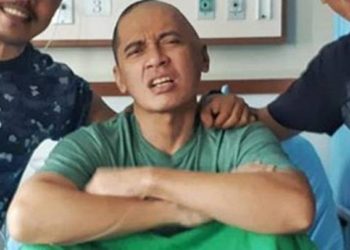 Agung Hercules kembali dirawat. Foto: LINE Today