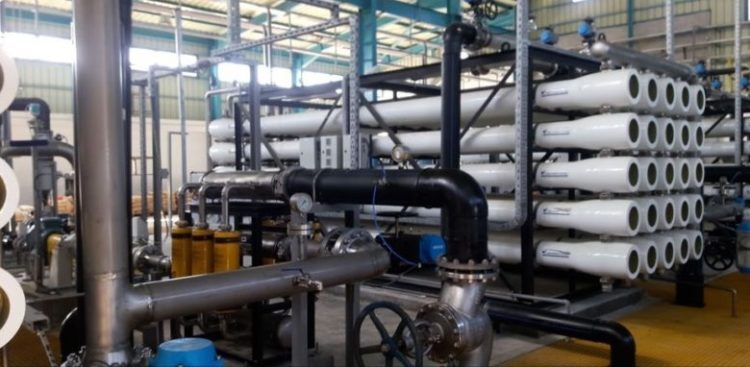 Pabrik desalinasi air laut Gaza. Foto: Palinfo