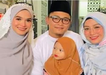 Keluarga  Samuel Dzul.  Foto: Facebook Nur Fathonah  Abdul Rahim