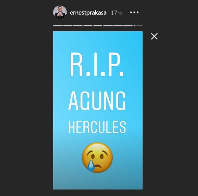 Agung Hercules Meninggal Dunia 1 Agung Hercules Meninggal Dunia