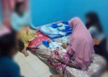 Remaja 14 tahun melahirkan anak di luar nikah di Pangkal Pinang, Kepulauan Bangka Belitung, Kamis (1/8/2019). Foto: Tribunnews