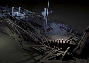 Kapal karam kuno di Laut Hitam. Foto: Dr Rodrigo Pacheco-Ruiz/Black Sea MAP