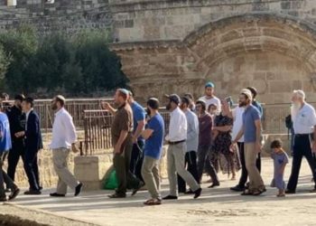 Yahudi serbu al-aqsha. Foto:PIC