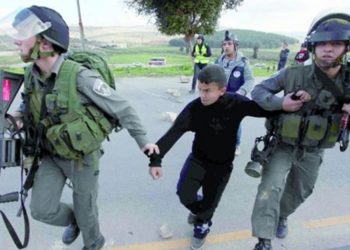 Anak-anak Palestina jadi target penangkapan tentara Israel. Foto: PIC