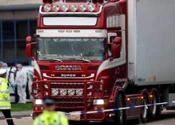 Penemuan puluhan jasad di dalam truk di Inggris. Foto: Reuters