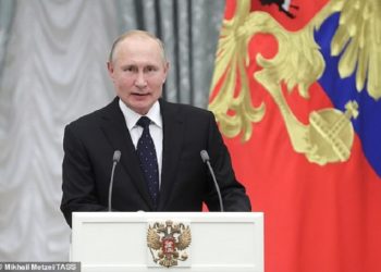 Presiden Rusia Vladimir Putin. Foto: Daily Mail