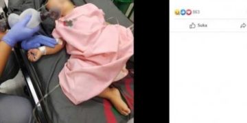 Balita 1 tahun meninggal karena jelly. Facebook/Maricris Guan Gacul