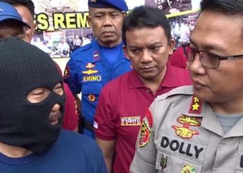 Pelaku pembakaran dua pria hidup-hidup di Rembang ditangkap. Foto: detikcom