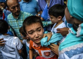 Anak-anak Muslim Uighur. Foto: Vox