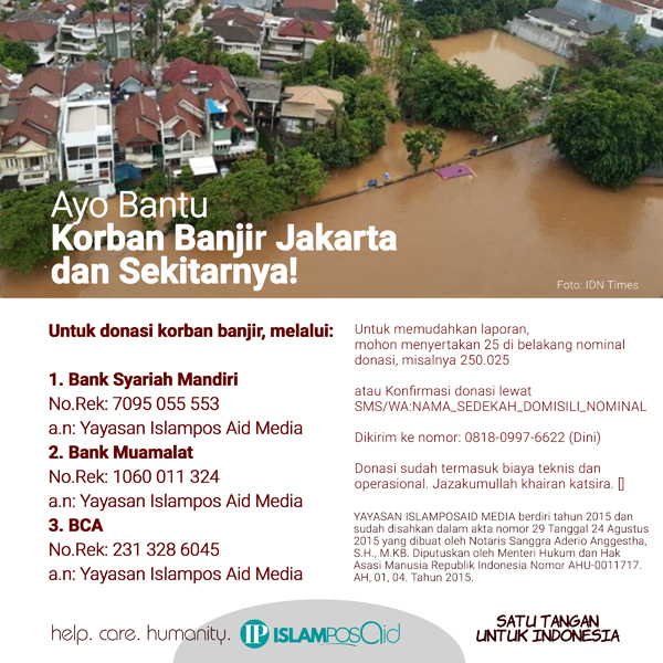 Ayo Bantu Korban Banjir Jakarta dan Sekitarnya! 11