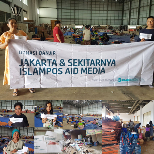 IslamposAid Salurkan Bantuan ke Korban Bencana Banjir Jabodetabek 3