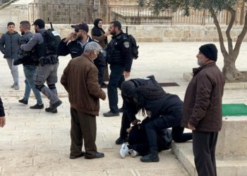 Tentara Israel tendang kepala pria Palestina. Foto: Memo