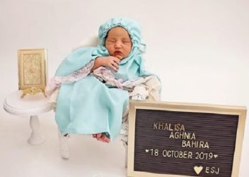 Baby Khalisa, putri Habib Usman bin Yahya dan KartikaPutri. Foto: Instagram Kartika Putri
