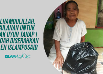 Alhamdulillah, Donasi Bulanan untuk Mak Uyuh Tahap I sudah Diserahkan oleh IslamposAid 3