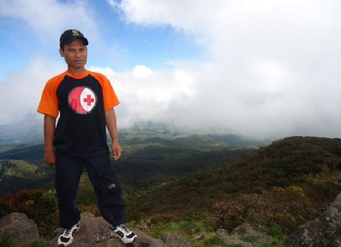 Staf PMI Makassar Multasan. Foto: Rakyatku