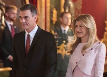 PM Spanyol dan istri. Foto: 
Twitter