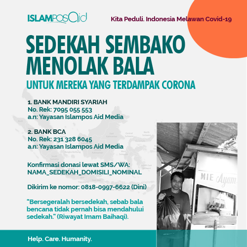 IslamposAid Serahkan Bantuan Sembako di Makassar 2