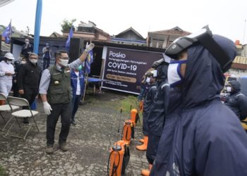 Gubernur Jabar Ridwan Kamil dukung larangan mudik untuk mencegah penularan Covid-19. Foto: Saifal/Islampos
