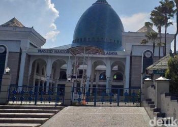Masjid Al Akbar Surabaya. Foto: Detikcom/Amir Baihaqi