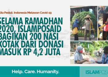 Selama Ramadhan 2020, IslamposAid Bagikan 200 Nasi Kotak dari Donasi Masuk Rp 4,2 Juta 1