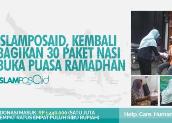 Total 90 Paket, IslamposAid Kembali Berikan Nasi Buka Puasa Ramadhan di Kebun Jeruk 1