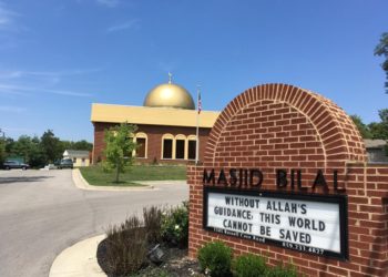 Masjid Bilal bin Rabah di Lexington, Kentucky, Amerika Serikat. Foto: WEKU