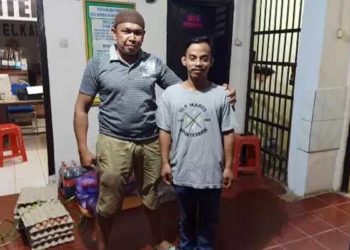 Pelaku Bullying penjual Jalangkote ditangkap polisi. Foto: Okezone