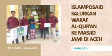 IslamposAid Salurkan Waqaf Al Qur’an ke Masjid Jami’ Panton Luas, Aceh 1