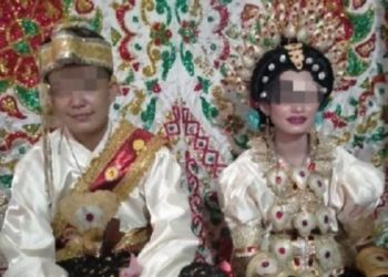 Pelaku pernikahan sesama jenis di Kabupaten Soppeng, Makassar Sulawesi selatan. Foto: Rakyatku