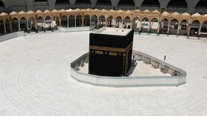 Masjidil haram tutup saat Idul Adha. Foto: Reuters
