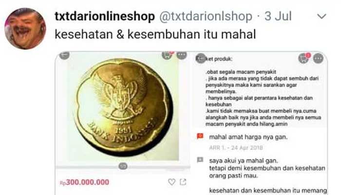 Koin Rp 500 Ini Dijual dengan Harga Rp 300 Juta 1