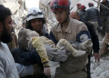 Lebih dari seribu warga sipil Suriah tewas di 6 bulan pertama 2020, kebanyakan jadi korban pemboman. Foto: Middle east eye