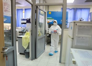 Lab pengujian virus corona milik palestina dihancurkan tentara Israel. Foto: MEMO