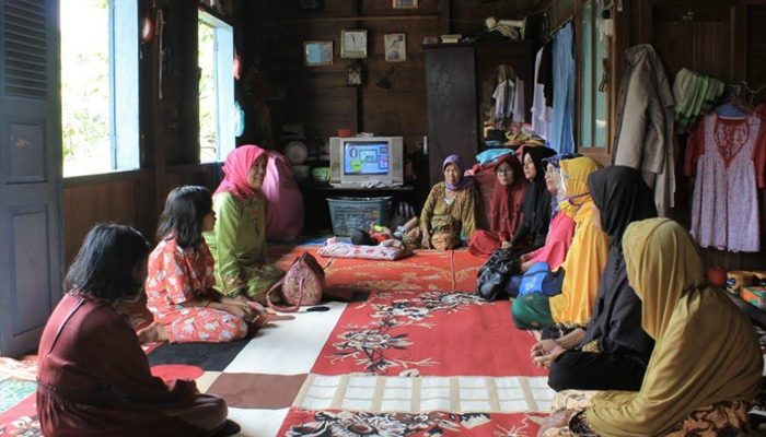 Suasana melayat HWK Sumbar di rumah keluarga Kurnia. (Dok. Istimewa)