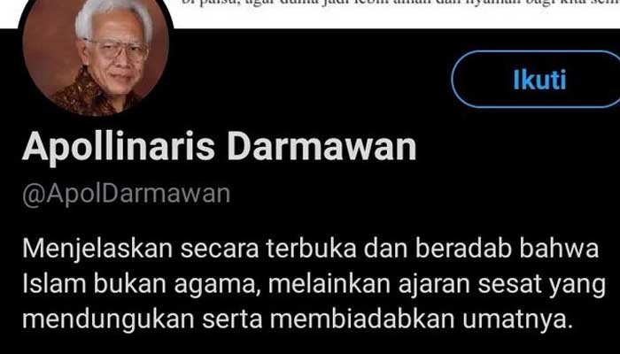 Foto: Tangkapan layar Twitter @ApolDarmawan