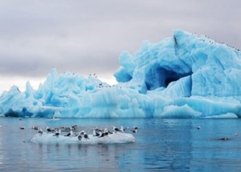 Es di kutub terus mencair akibat krisis iklim. Foto: News Deeply